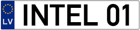 Truck License Plate